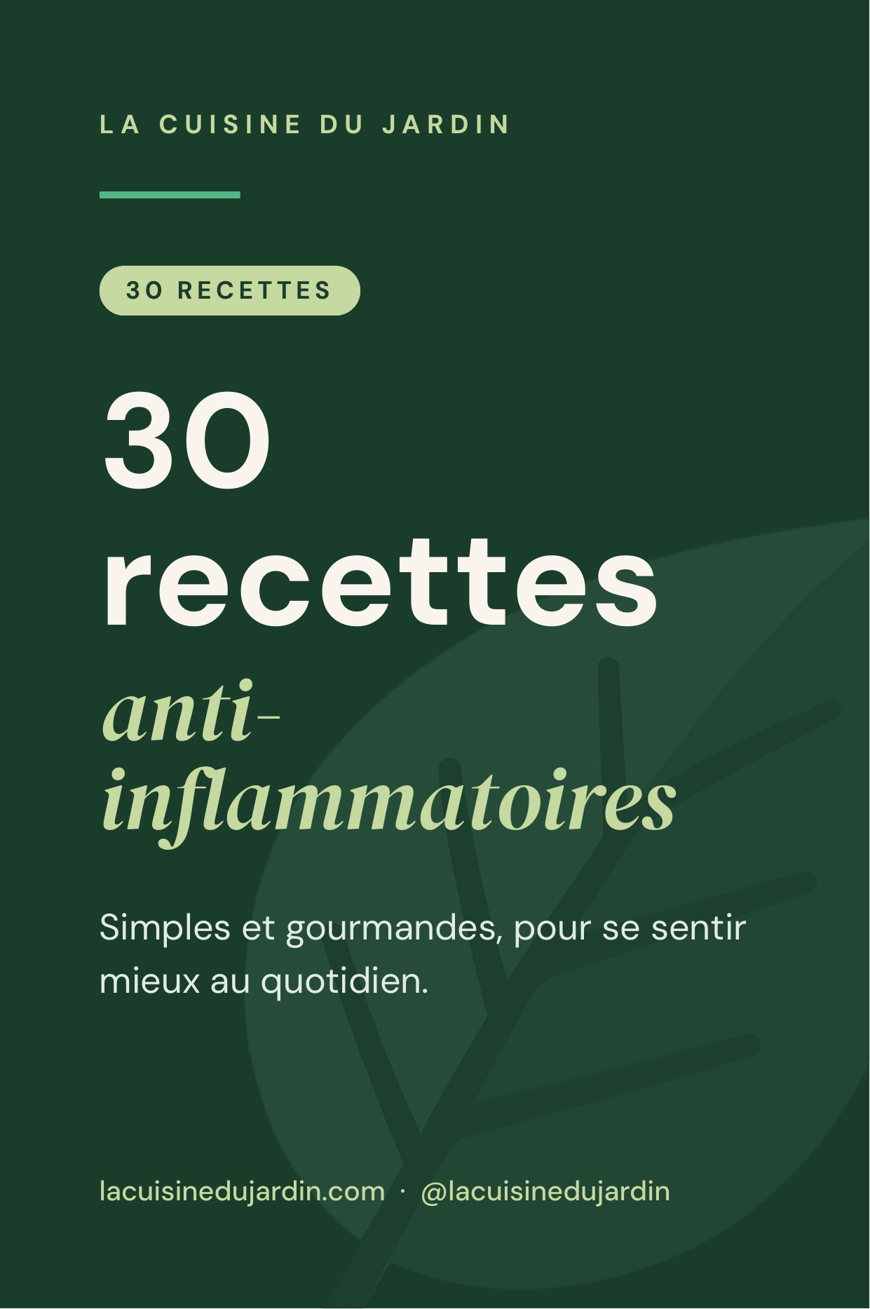 30 recettes anti-inflammatoires pour se sentir mieux